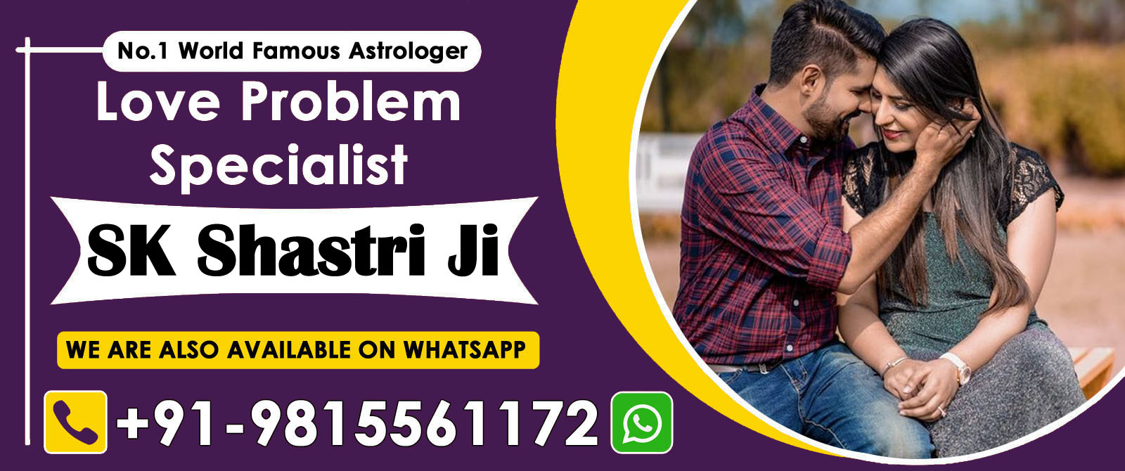 World Famous Astrologer SK Shastri Ji +91-9815561172